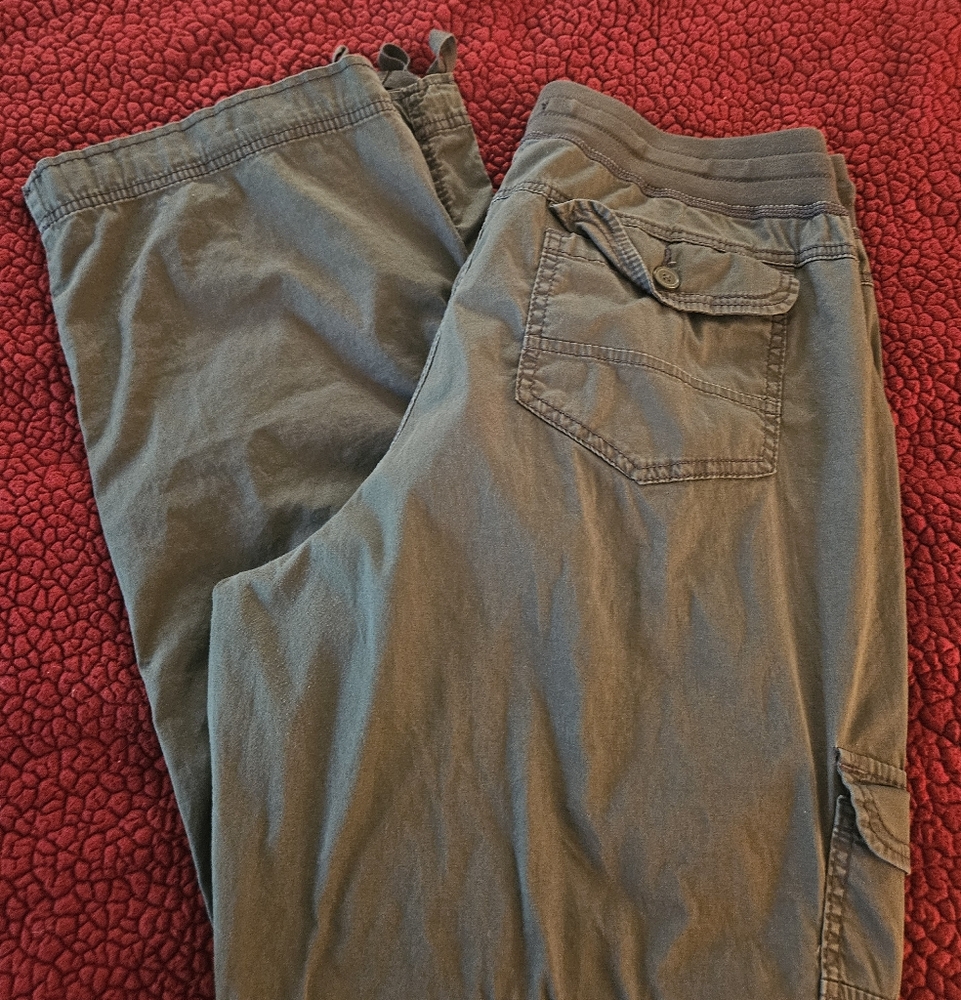 Casual Green Cargo Pants
